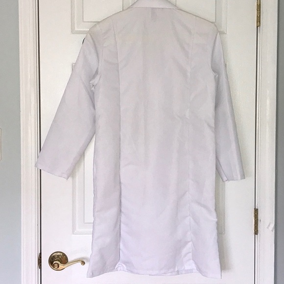 Red Kap Lab Coat Towson U Nursing Emblem NWOT career coat - Picture 2 of 3